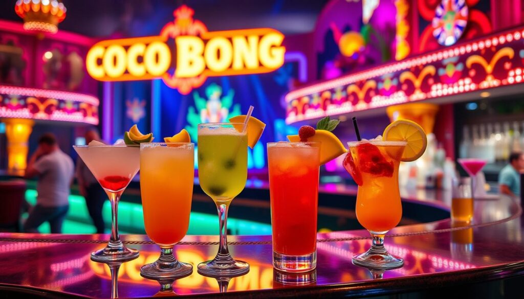 Bebidas premium en Coco Bongo
