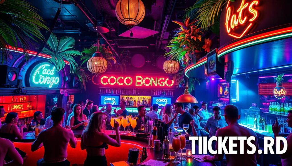 barra libre en Coco Bongo